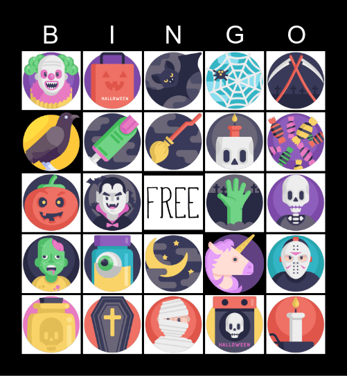 Halloween Bingo Card