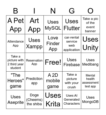 Breakpoint: Exceed by Bit Bingo Card