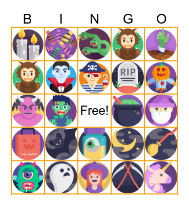 HALLOWEEN Bingo Card