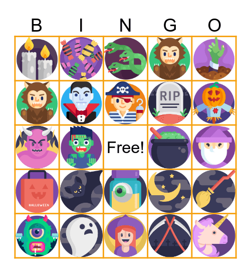 HALLOWEEN Bingo Card