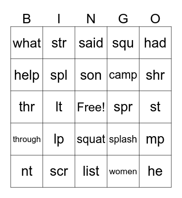 OG Review Bingo Card