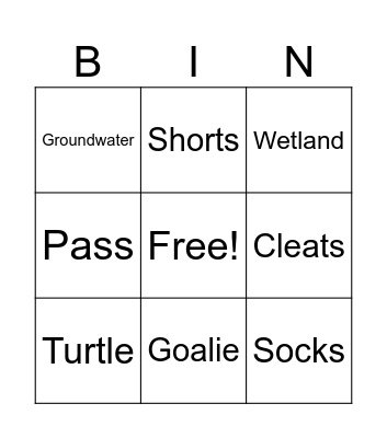 Vocabulary Bingo #3 Bingo Card