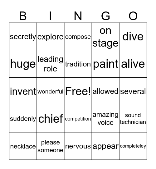 Our world review Bingo Card