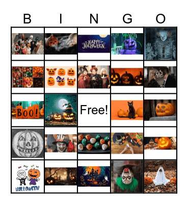 Halloween Bingo Card