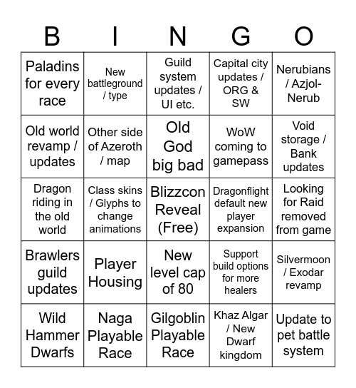 11.00 BINGO CARD Bingo Card