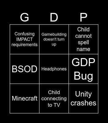 Dojo Bingo Card