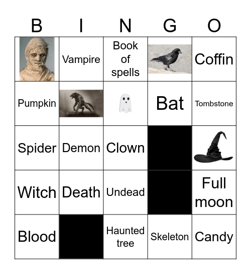 Halloween bingo! Bingo Card