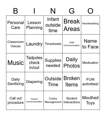 Best Practice Bing Bingo Card