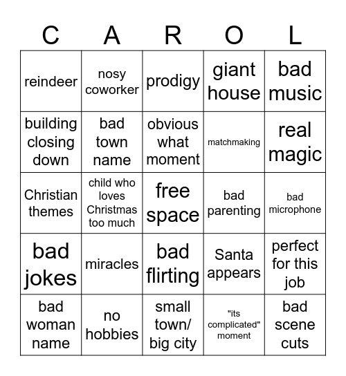 christmas!!! Bingo Card