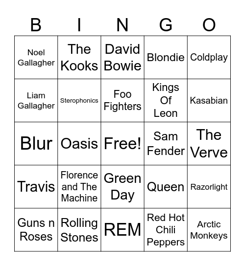 Absolute Bingo Card