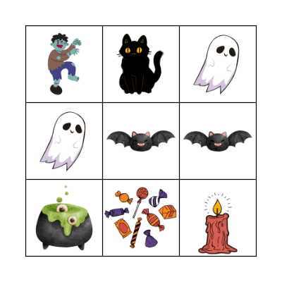 Happy Halloween Bingo Card