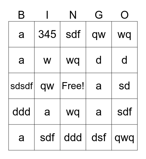 Find someone who Bingo Card