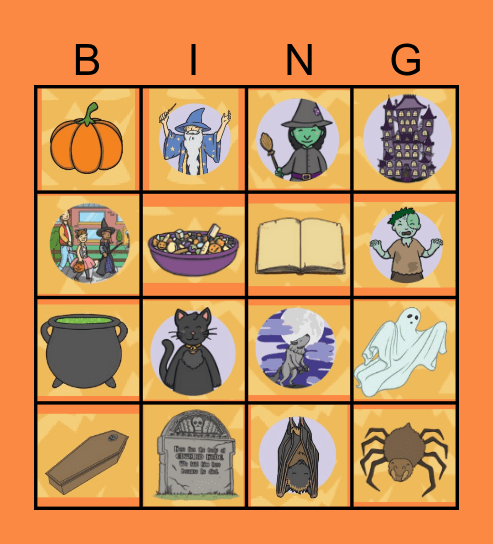 Halloween Bingo Card