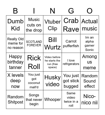 Smant media share bingo Card