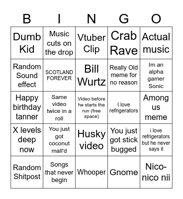 Smant media share bingo Card