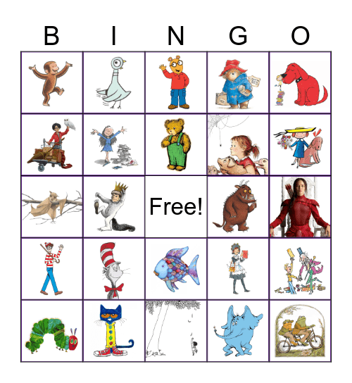 Storybook Bingo Card