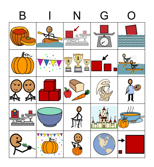 Ludwigsburg Pumpkin Exhibition Bingo Card