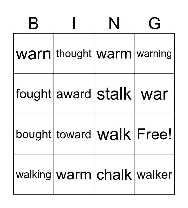 alternative-or-phoneme-bingo-card