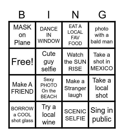 BIRTHDAY BINGO Card