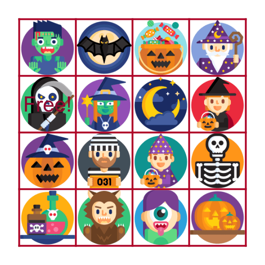 HALLOWEEN BINGO Card