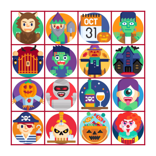 HALLOWEEN BINGO Card