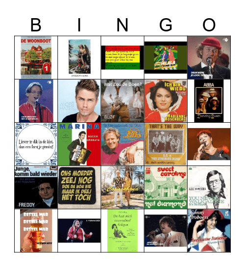 Sjtieve Knee Bingo Card