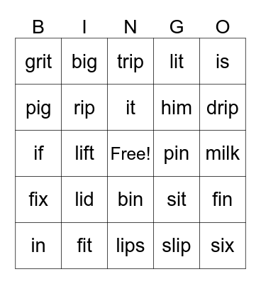 SPIRE 1.2 Bingo Card