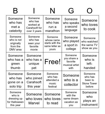 Reggae Fest 2023 Bingo Card