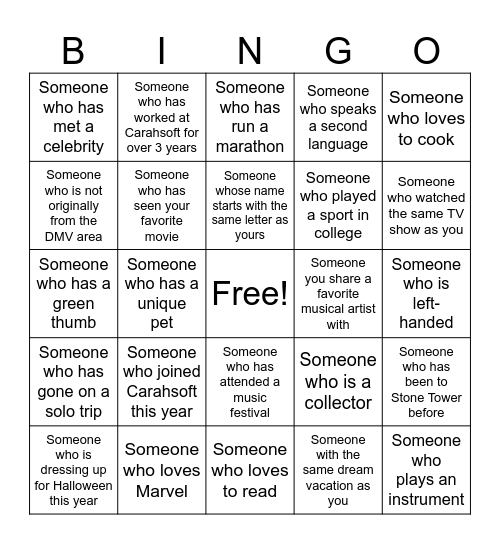 Reggae Fest 2023 Bingo Card