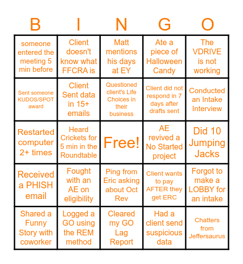 ERC Bingo Card