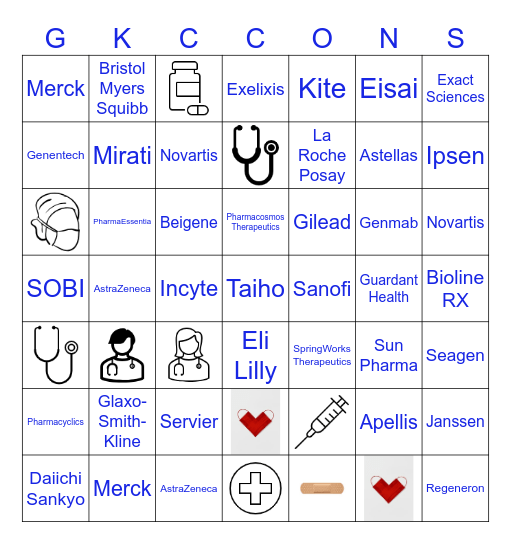 Vendors Bingo Card
