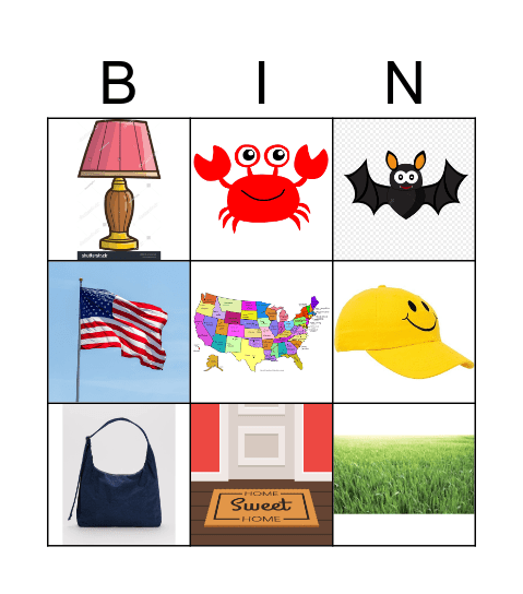 short a Bingo Card