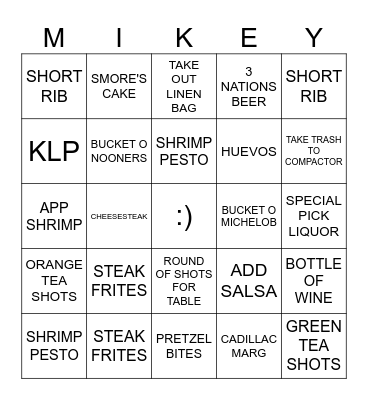 INTERNATIONAL CHEF'S DAY Bingo Card