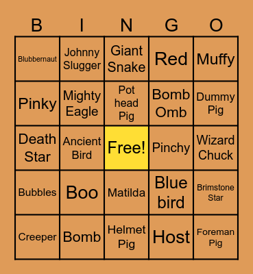 Zombie hit list (classic) Bingo Card