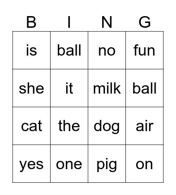 Michelle  Bingo Card
