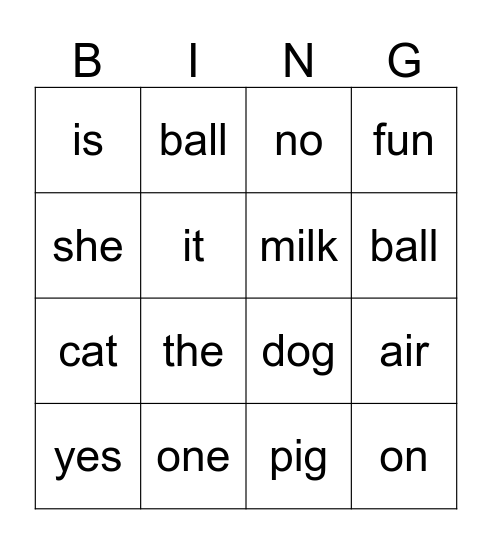 Michelle  Bingo Card