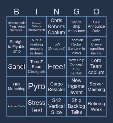 CITCON 2953 BINGO GAMING Bingo Card