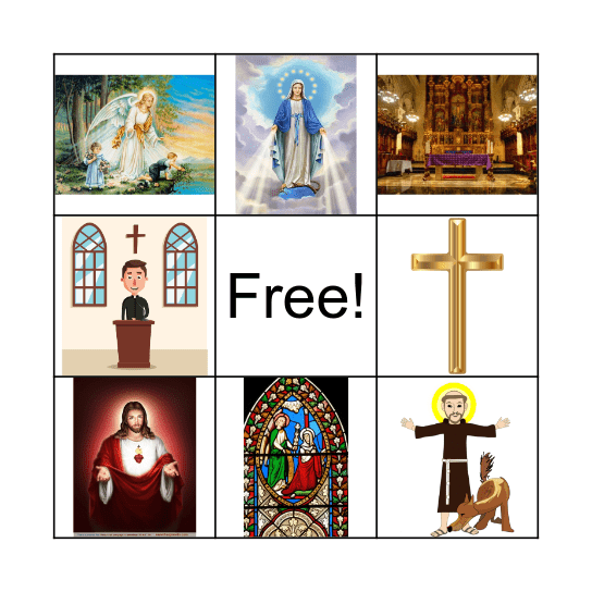 Church Bingo Card