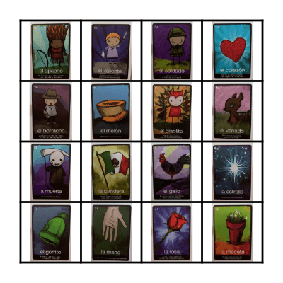 Loteria Bingo Card