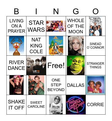 CENTRAL AREA DISCO BINGO! Bingo Card