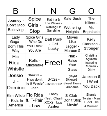Willow Bingo - Game #1 Bingo Card