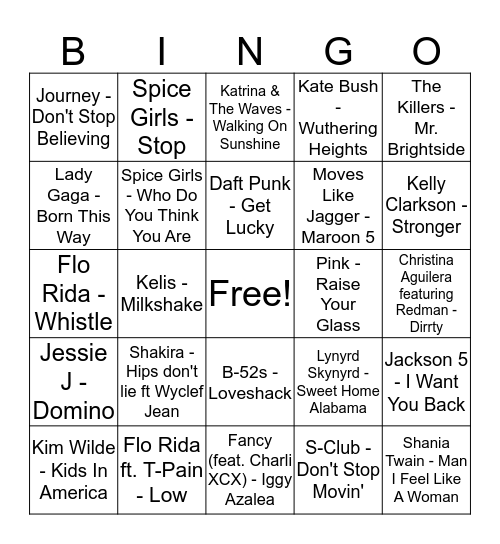 Willow Bingo - Game #1 Bingo Card