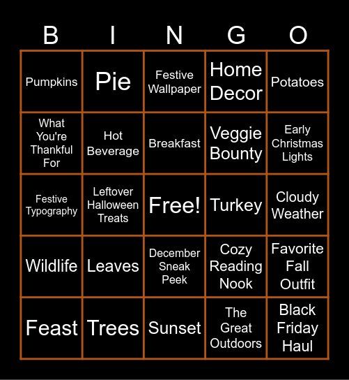 Adulthood Photo Bingo! Bingo Card