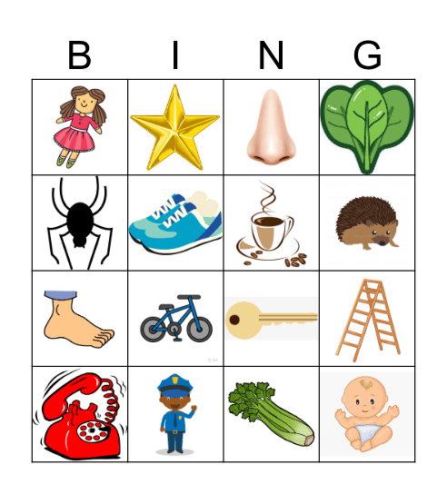 le son é Bingo Card