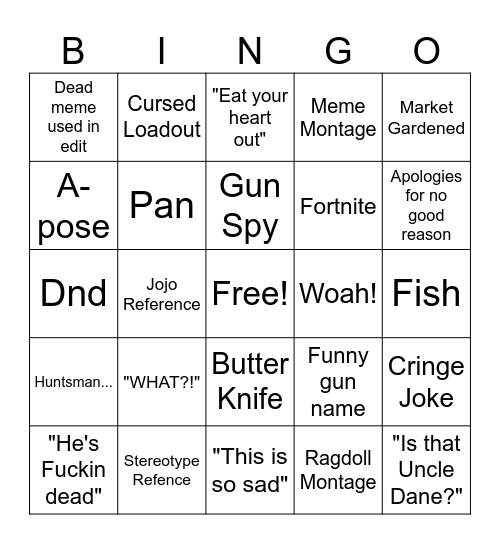 SoundSmith Bingo Card