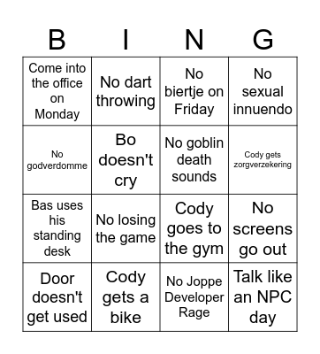 Cheesecake Achievement Bingo Card