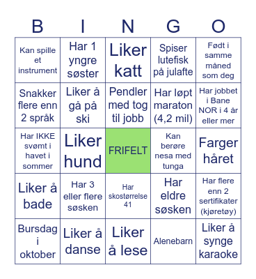 Traineeforum 2023 Bingo Card