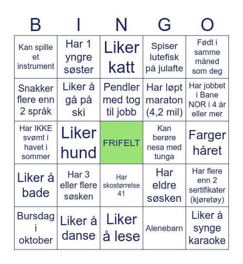 Traineeforum 2023 Bingo Card