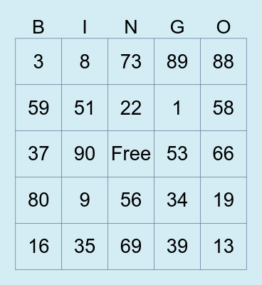 IT'S TIME TO HUAT Bingo Card