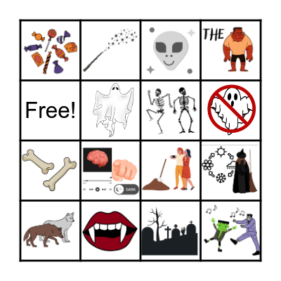 Halloween Bingo! Bingo Card